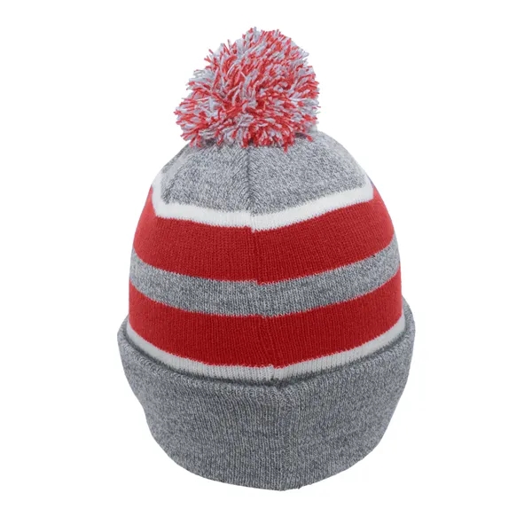 Pacific Headwear Knit Fold-Over Pom-Pom Beanie - Pacific Headwear Knit Fold-Over Pom-Pom Beanie - Image 111 of 130