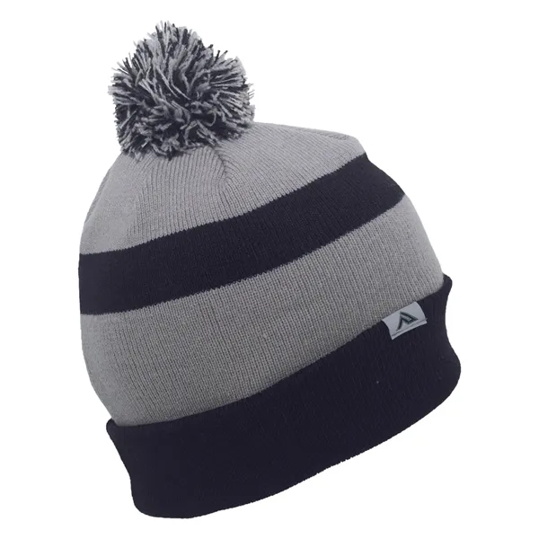 Pacific Headwear Knit Fold-Over Pom-Pom Beanie - Pacific Headwear Knit Fold-Over Pom-Pom Beanie - Image 121 of 130