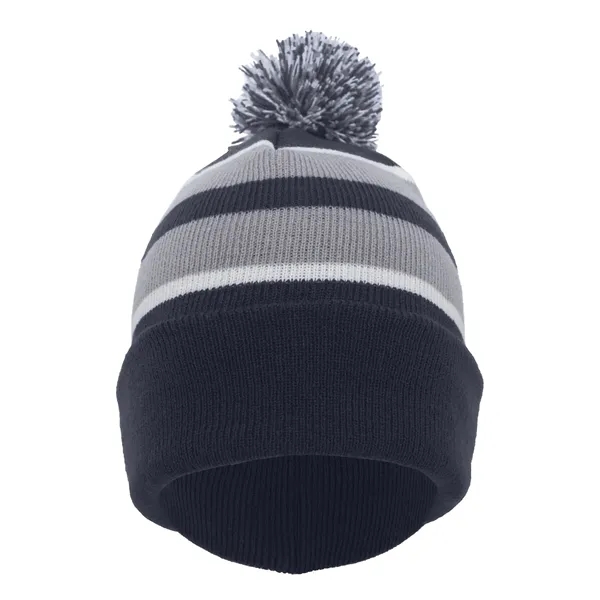 Pacific Headwear Knit Fold-Over Pom-Pom Beanie - Pacific Headwear Knit Fold-Over Pom-Pom Beanie - Image 30 of 130