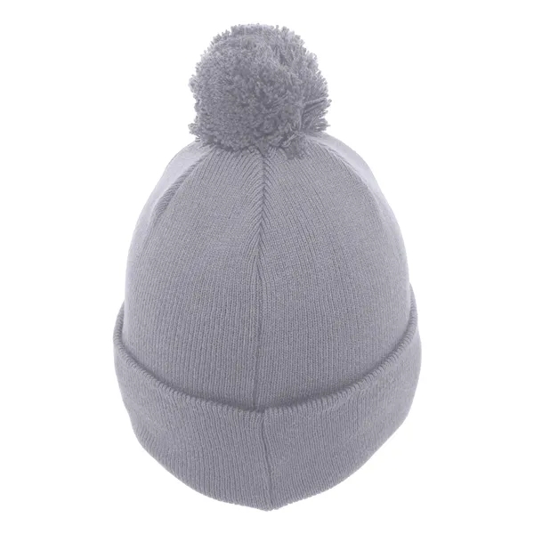 Pacific Headwear Knit Fold-Over Pom-Pom Beanie - Pacific Headwear Knit Fold-Over Pom-Pom Beanie - Image 126 of 130