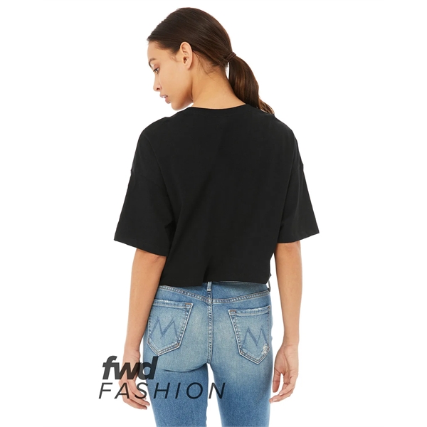 Bella + Canvas FWD Fashion Ladies' Jersey Cropped T-Shirt - Bella + Canvas FWD Fashion Ladies' Jersey Cropped T-Shirt - Image 3 of 25