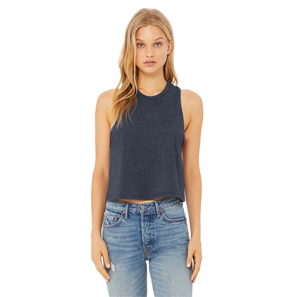 Bella + Canvas Ladies' Racerback Cropped Tank - Bella + Canvas Ladies' Racerback Cropped Tank - Image 9 of 116