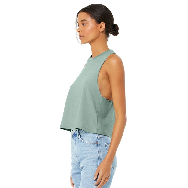 Bella + Canvas Ladies' Racerback Cropped Tank - Bella + Canvas Ladies' Racerback Cropped Tank - Image 109 of 116