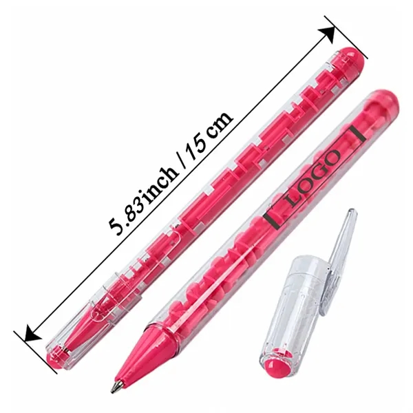 Plastic Stress Relief Maze Puzzle Ballpoint Pen - Plastic Stress Relief Maze Puzzle Ballpoint Pen - Image 1 of 2