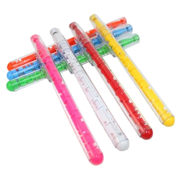 Plastic Stress Relief Maze Puzzle Ballpoint Pen - Plastic Stress Relief Maze Puzzle Ballpoint Pen - Image 2 of 2