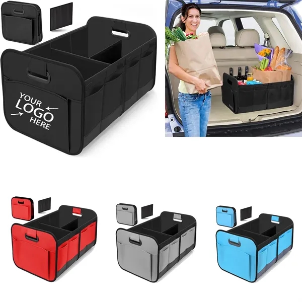 In Stock Collapsible Multi-Compartment Car Organizer Box - In Stock Collapsible Multi-Compartment Car Organizer Box - Image 0 of 4