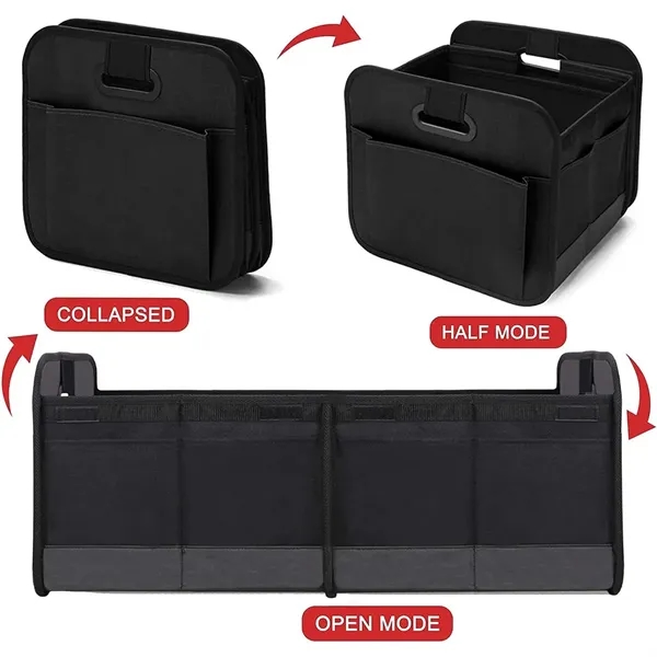 In Stock Collapsible Multi-Compartment Car Organizer Box - In Stock Collapsible Multi-Compartment Car Organizer Box - Image 1 of 4