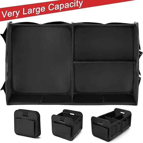 In Stock Collapsible Multi-Compartment Car Organizer Box - In Stock Collapsible Multi-Compartment Car Organizer Box - Image 3 of 4