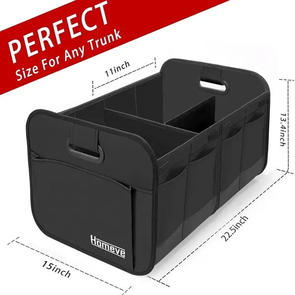In Stock Collapsible Multi-Compartment Car Organizer Box - In Stock Collapsible Multi-Compartment Car Organizer Box - Image 4 of 4