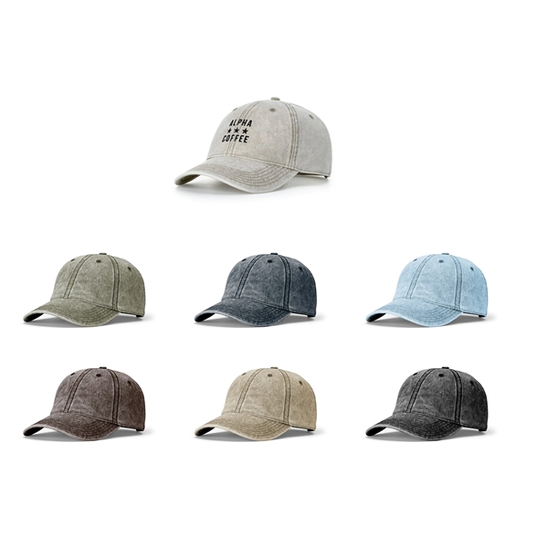 Richardson 382 Snow Washed Dad Hat - Richardson 382 Snow Washed Dad Hat - Image 0 of 9