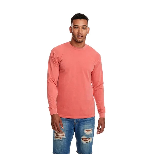 Next Level Apparel Adult Inspired Dye Long-Sleeve Crew wi... - Next Level Apparel Adult Inspired Dye Long-Sleeve Crew wi... - Image 8 of 23