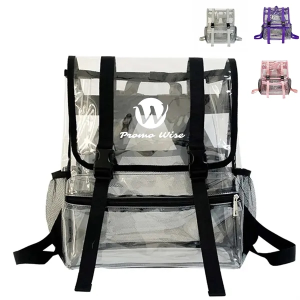 Clear Backpack Bags Stadium Approved - Clear Backpack Bags Stadium Approved - Image 0 of 2