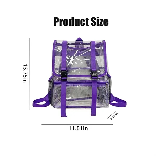 Clear Backpack Bags Stadium Approved - Clear Backpack Bags Stadium Approved - Image 2 of 2