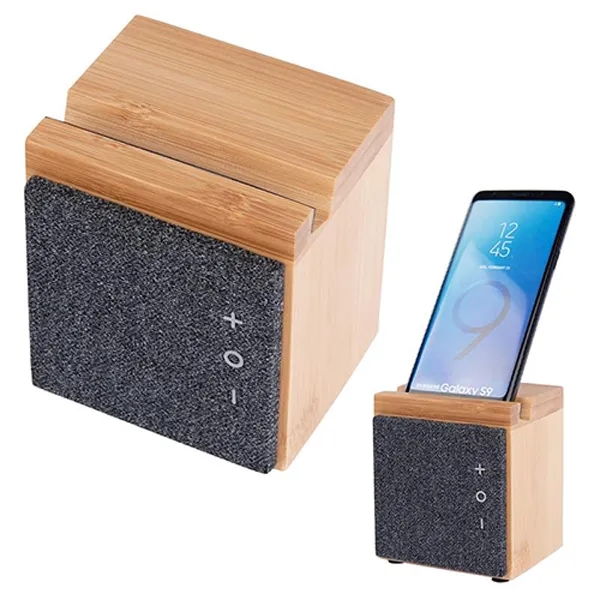 Phone Stand Bamboo Speaker - Phone Stand Bamboo Speaker - Image 1 of 1