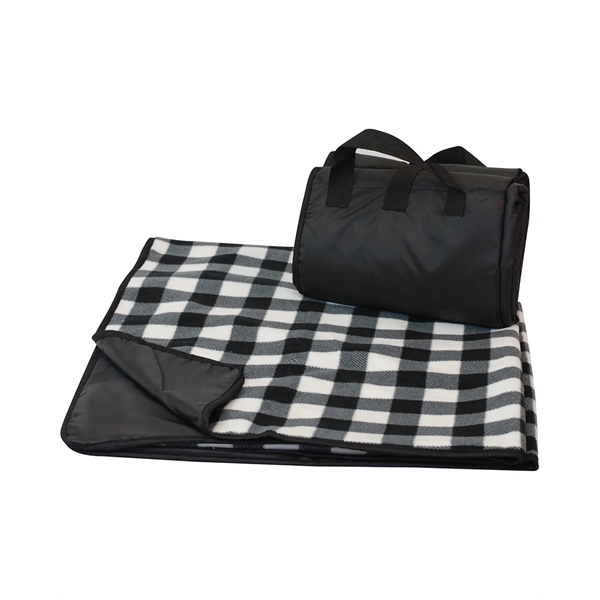 Liberty Bags Fleece/Nylon Plaid Picnic Blanket - Liberty Bags Fleece/Nylon Plaid Picnic Blanket - Image 0 of 3