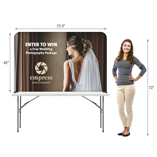 6' Table Top Hardware & Medium Banner Kit - 6' Table Top Hardware & Medium Banner Kit - Image 3 of 6