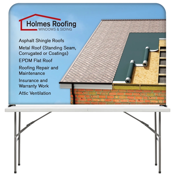 6' Table Top Hardware & Medium Banner Kit - 6' Table Top Hardware & Medium Banner Kit - Image 0 of 6