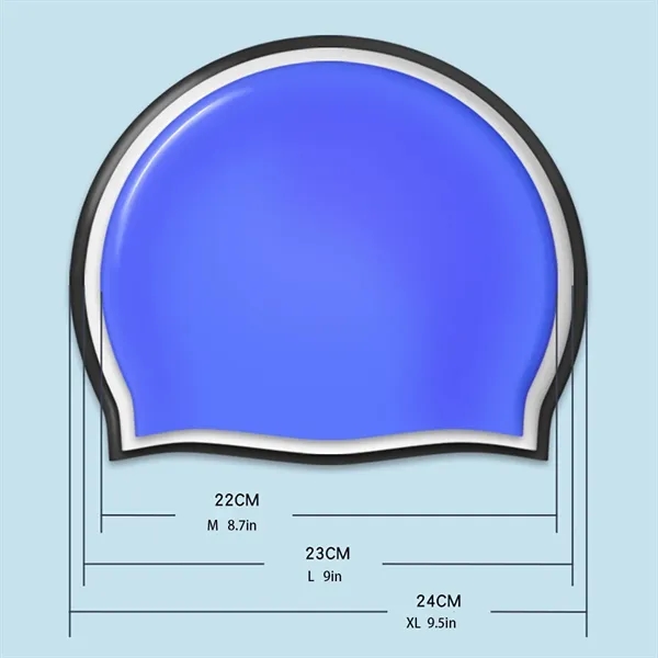 Elastomeric Silicone Swim Cap - Elastomeric Silicone Swim Cap - Image 1 of 2