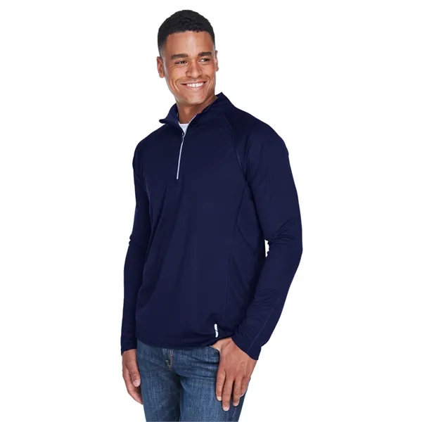 North End Men's Radar Quarter-Zip Performance Long-Sleeve... - North End Men's Radar Quarter-Zip Performance Long-Sleeve... - Image 35 of 44