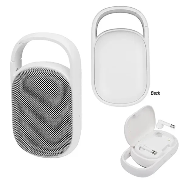 Wireless Earbuds With Speaker & Charging Case - Wireless Earbuds With Speaker & Charging Case - Image 2 of 2