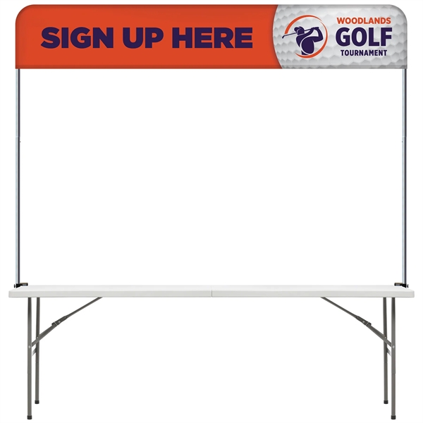 8' Table Top Hardware & Small Banner Kit - 8' Table Top Hardware & Small Banner Kit - Image 0 of 6