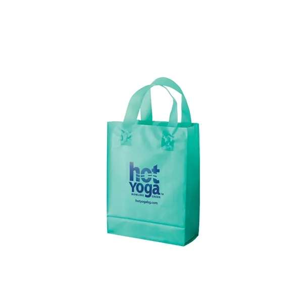 Color Frosted Soft Loop Shopper Bag with Insert - Foil Stamp - Color Frosted Soft Loop Shopper Bag with Insert - Foil Stamp - Image 16 of 19