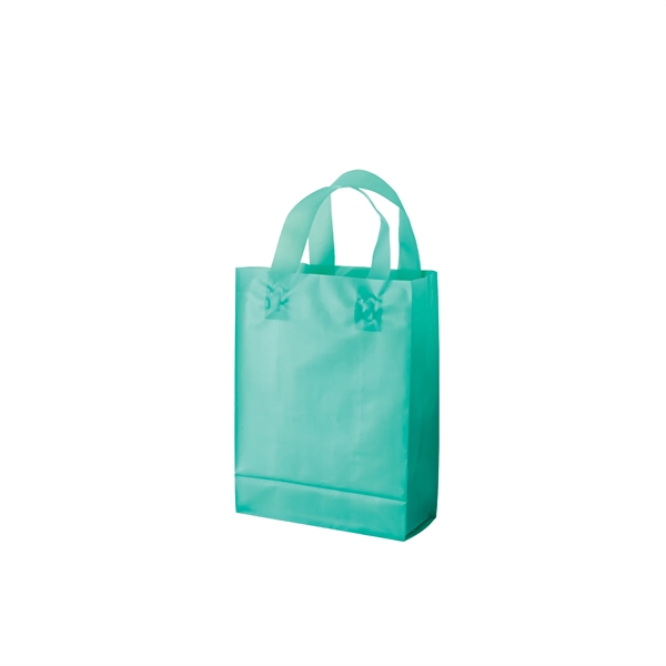 Color Frosted Soft Loop Shopper Bag with Insert - Foil Stamp - Color Frosted Soft Loop Shopper Bag with Insert - Foil Stamp - Image 17 of 19