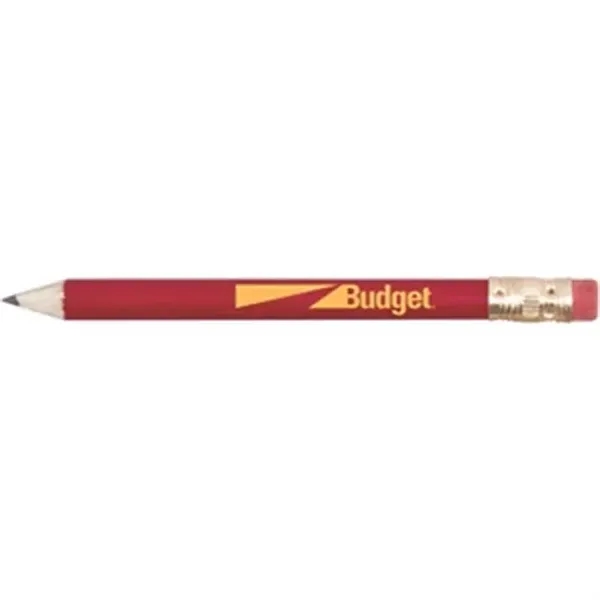 Round Wooden Golf Pencil with Eraser - Round Wooden Golf Pencil with Eraser - Image 2 of 5