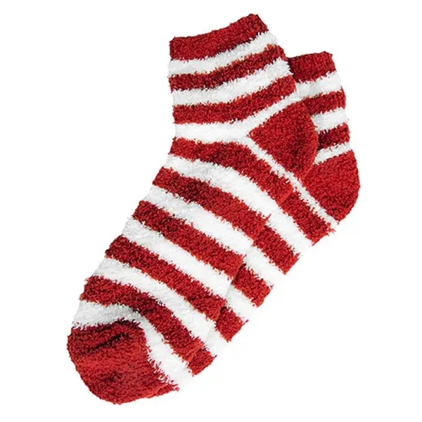 Fuzzy Stripe Socks - Fuzzy Stripe Socks - Image 4 of 5