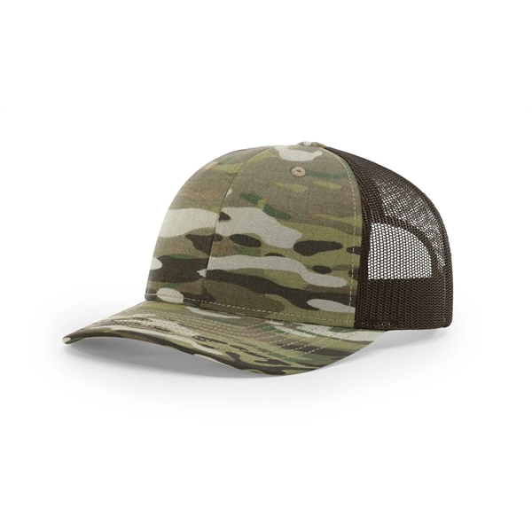 Richardson 862 Multicam Trucker Hat - Richardson 862 Multicam Trucker Hat - Image 2 of 5