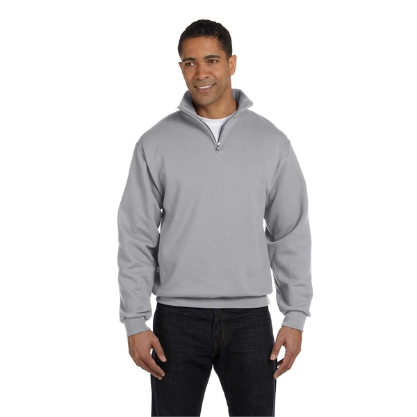 Jerzees Adult NuBlend® Quarter-Zip Cadet Collar Sweatshirt - Jerzees Adult NuBlend® Quarter-Zip Cadet Collar Sweatshirt - Image 48 of 71