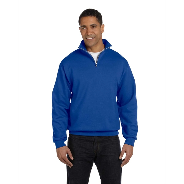 Jerzees Adult NuBlend® Quarter-Zip Cadet Collar Sweatshirt - Jerzees Adult NuBlend® Quarter-Zip Cadet Collar Sweatshirt - Image 60 of 71