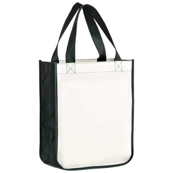 OPP Laminated Non-Woven Rounded Bottom Tote- Dye Sublimation - OPP Laminated Non-Woven Rounded Bottom Tote- Dye Sublimation - Image 7 of 11