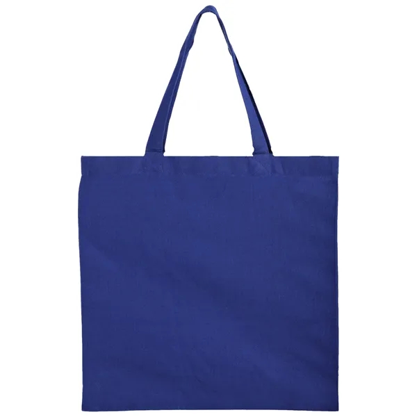 Color Cotton Canvas Tote Bag - 6 oz - Screen Print - Color Cotton Canvas Tote Bag - 6 oz - Screen Print - Image 1 of 5