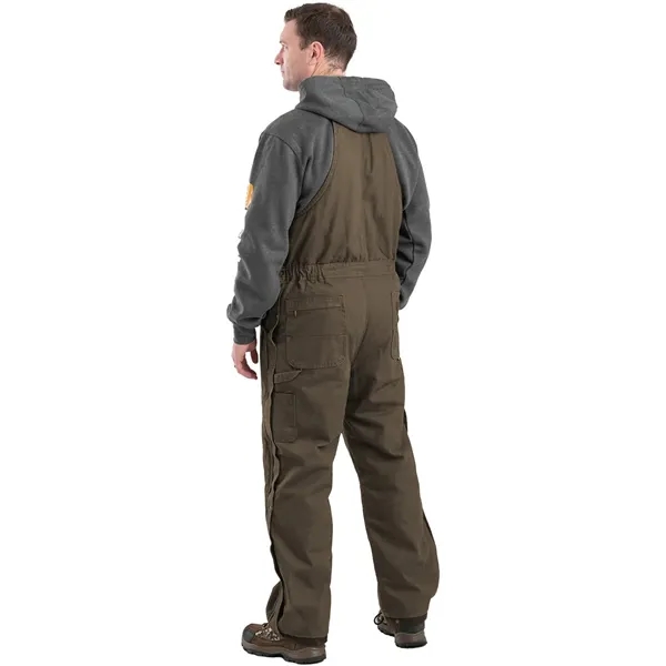 Berne Men's Heartland Insulated Washed Duck Bib Overall - Berne Men's Heartland Insulated Washed Duck Bib Overall - Image 6 of 7