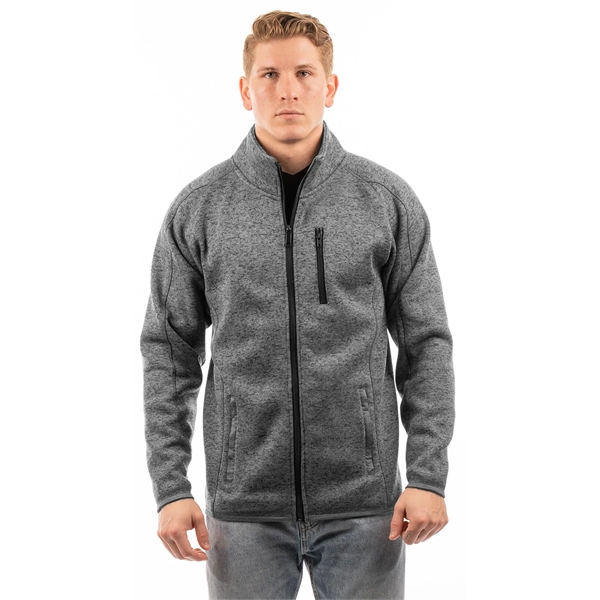 Burnside Men's Sweater Knit Jacket - Burnside Men's Sweater Knit Jacket - Image 11 of 38