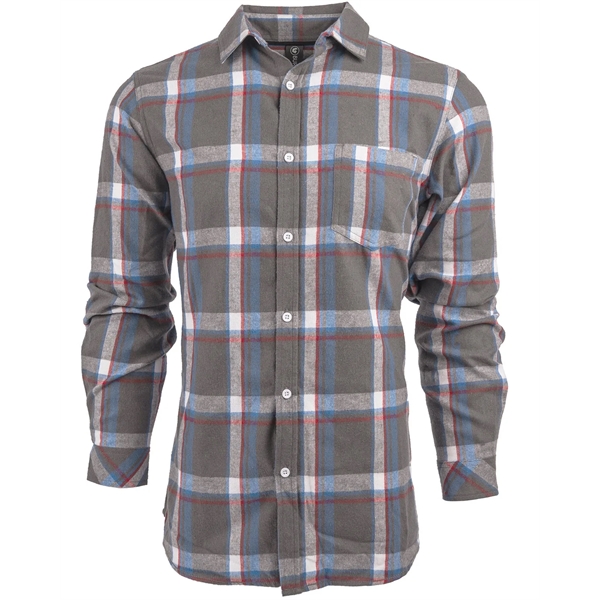 Burnside Ladies' Yarn-Dyed Long Sleeve Plaid Flannel Shirt - Burnside Ladies' Yarn-Dyed Long Sleeve Plaid Flannel Shirt - Image 6 of 13