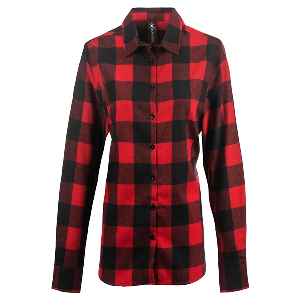Burnside Ladies' Boyfriend Flannel - Burnside Ladies' Boyfriend Flannel - Image 10 of 11