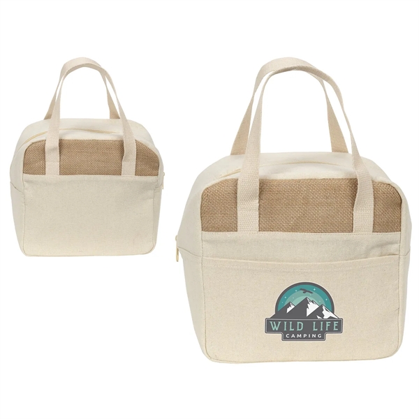 Savanna Jute & Recycled Cotton Cooler Bag - Savanna Jute & Recycled Cotton Cooler Bag - Image 0 of 0