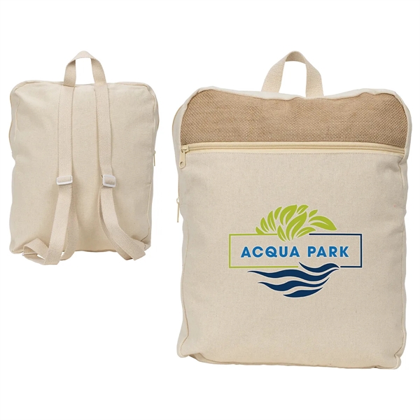 Savanna Jute & Recycled Cotton Backpack - Savanna Jute & Recycled Cotton Backpack - Image 0 of 0