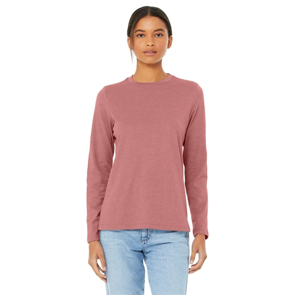 Bella + Canvas Ladies' Jersey Long-Sleeve T-Shirt - Bella + Canvas Ladies' Jersey Long-Sleeve T-Shirt - Image 19 of 68