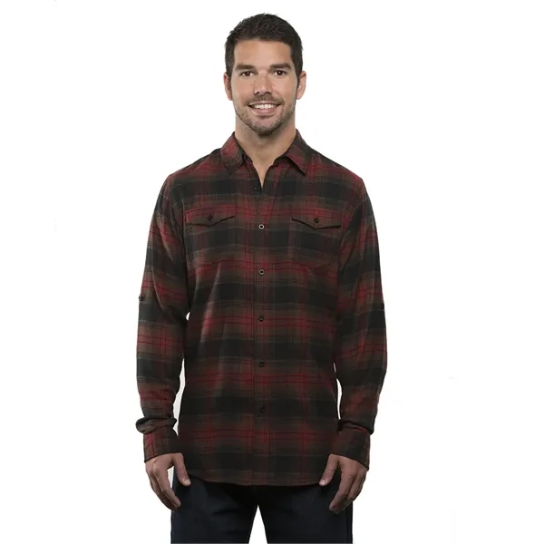 Burnside Men's Plaid Flannel Shirt - Burnside Men's Plaid Flannel Shirt - Image 63 of 138
