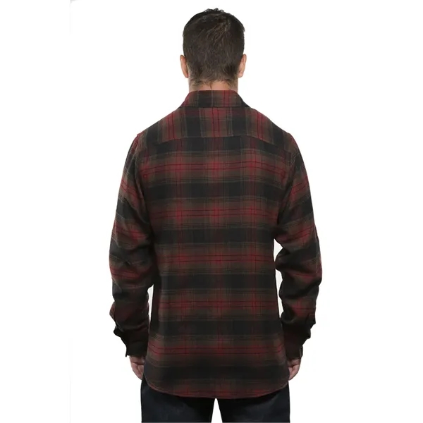 Burnside Men's Plaid Flannel Shirt - Burnside Men's Plaid Flannel Shirt - Image 119 of 138