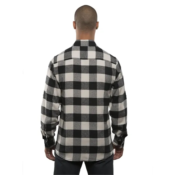 Burnside Men's Plaid Flannel Shirt - Burnside Men's Plaid Flannel Shirt - Image 67 of 138