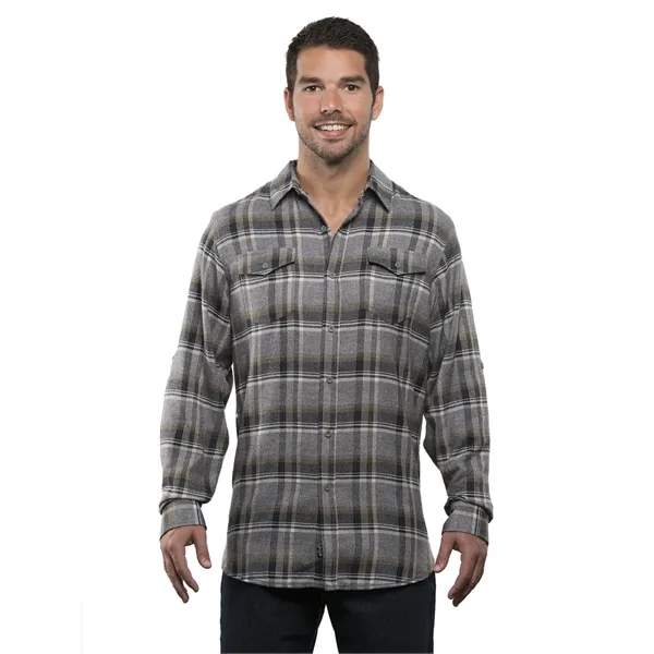 Burnside Men's Plaid Flannel Shirt - Burnside Men's Plaid Flannel Shirt - Image 71 of 138