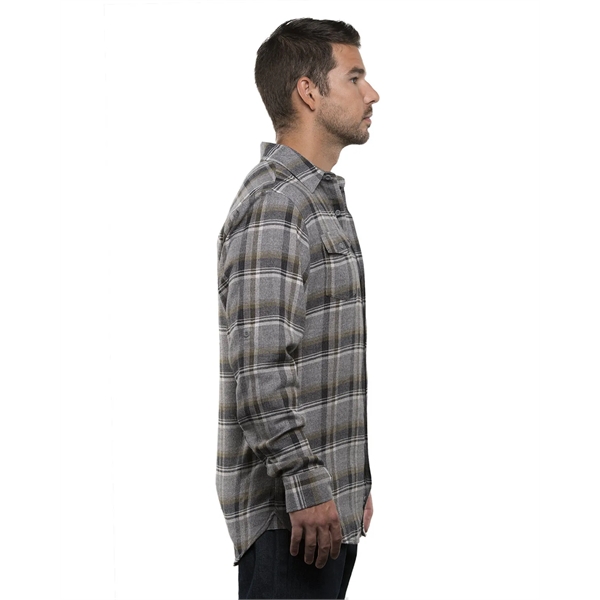 Burnside Men's Plaid Flannel Shirt - Burnside Men's Plaid Flannel Shirt - Image 72 of 138