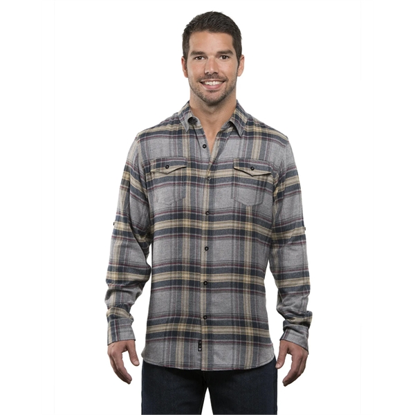 Burnside Men's Plaid Flannel Shirt - Burnside Men's Plaid Flannel Shirt - Image 74 of 138