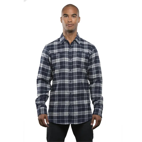 Burnside Men's Plaid Flannel Shirt - Burnside Men's Plaid Flannel Shirt - Image 77 of 138