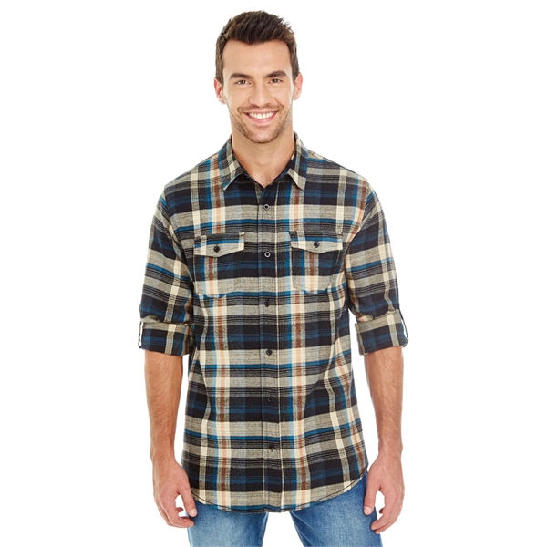 Burnside Men's Plaid Flannel Shirt - Burnside Men's Plaid Flannel Shirt - Image 80 of 138