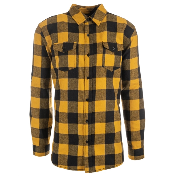 Burnside Men's Plaid Flannel Shirt - Burnside Men's Plaid Flannel Shirt - Image 54 of 138